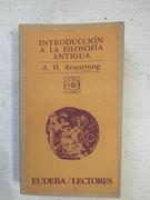 Introduccion a la filosofia antigua