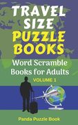 Travel Size Puzzle Books: Word Scramble Books for Adults (en Inglés)