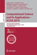 Computational Science and Its Applications - Iccsa 2019: 19th International Conference, Saint Petersburg, Russia, July 1-4, 2019, Proceedings, Part II