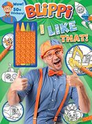 Blippi: I Like That! Blippi Coloring Book With Crayons [With 50+ Stickers] (en Inglés)