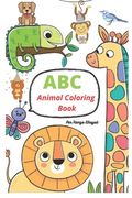 ABC Animal Coloring Book: Cute Alphabet Coloring Book For Kids, Education, Children's Coloring Books (Kids coloring activi (en Inglés)