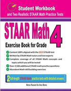 STAAR Math Exercise Book for Grade 4: Student Workbook and Two Realistic STAAR Math Tests (en Inglés)