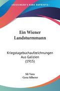 Ein Wiener Landsturmmann: Kriegstagebuchaufzeichnungen Aus Galizien (1915) (en Alemán)