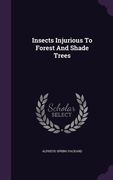 Insects Injurious To Forest And Shade Trees (en Inglés)