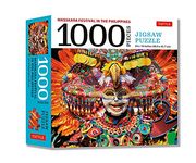 Masskara Festival, Philippines - 1000 Piece Jigsaw Puzzle: (Finished Size 24 in x 18 in) 
