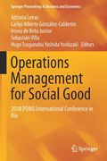 Operations Management for Social Good: 2018 Poms International Conference in Rio