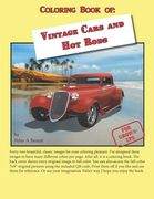 Coloring Book of: Vintage Cars and Hot Rods (en Inglés)
