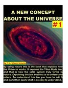 A New Cosmic Concept About The Universe # 1 (en Inglés)