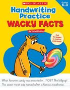 Handwriting Practice: Wacky Facts (en Inglés)