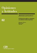 Municipios Participativos? (Opiniones y Actitudes)