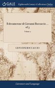 Il decamerone di Giovanni Boccaccio ... of 3; Volume 2 (en Italiano)