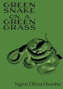 Green Snake on a Green Grass (en Inglés)