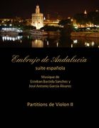 Embrujo de Andalucia - suite espanola partitions violon II: Esteban Bastida Sanchez y Jose Antonio Garcia Alvarez (in Spanish)