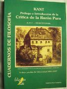 Kant: Prólogo en introducción de la Crítica de la Razón Pura
