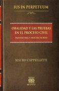 ORALIDAD Y LAS PRUEBAS EN PROCESO CIVIL
