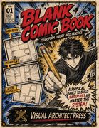 Blank Comic Book. Premium Comic Page Templates for Drawing, Storytelling, Manga Panels, and Visual Practice (en Inglés)