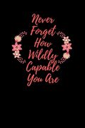 Never Forget How Wildly Capable You Are (en Inglés)