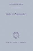 Studies in Phenomenology