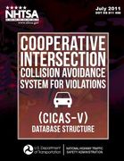 Cooperative Intersection Collision Avoidance System for Violations (CICAS-V) - Database Structure (en Inglés)