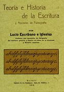 Teoría e Historia de la Escritura y Nociones de Paleografía