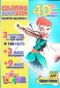 4D Libros interactivos de colorear con Realidad Aumentada - Talented Melodies Musical Coloring Book