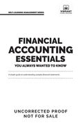 Financial Accounting Essentials You Always Wanted to Know (en Inglés)