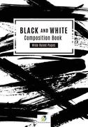 Black and White Composition Book Wide Ruled Pages (en Inglés)