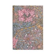 Paperblanks | 2024 Morris Pink Honeysuckle | William Morris | 12-Month | Mini | day Planner | Elastic Band Closure | 416 pg | 80 gsm (en Inglés)