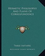 hermetic philosophy and plains of correspondence (en Inglés)