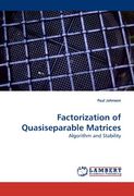 factorization of quasiseparable matrices (en Inglés)