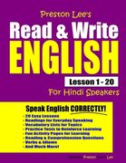 Preston Lee's Read & Write English Lesson 1 - 20 For Hindi Speakers (en Inglés)