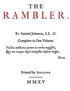 The Rambler (en Inglés)