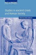 Studies in Ancient Greek and Roman Society Paperback (Past and Present Publications) (en Inglés)