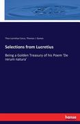 Selections From Lucretius de Thomas j. Dymes Titus Lucretius Carus(Hansebooks)