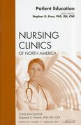 Patient Education, an Issue of Nursing Clinics: Volume 46-3 (en Inglés)