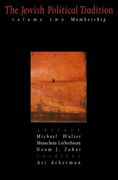The Jewish Political Tradition Volume ii: Membership: Volu 2 (en Inglés)