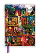 Aimee Stewart: Treasure Hunt Bookshelves (Foiled Blank Journal) (Flame Tree Blank Notebooks) 