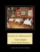 Interior of a Restaurant II: Van Gogh Cross Stitch Pattern (en Inglés)