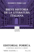 Breve historia de la literatura italiana
