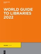 World Guide to Libraries 2022 (en Inglés)