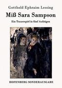 Miß Sara Sampson: Ein Trauerspiel in Fünf Aufzügen (en Alemán)