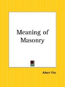 meaning of masonry (en Inglés)