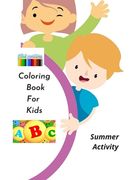 Coloring Book For Kids . Summer Activity .: Coloring Book For Kids . Summer Activity . 8.5x11 inch . 54 pages . (en Inglés)