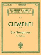 six sonatinas for the piano,op. 36 (en Inglés)