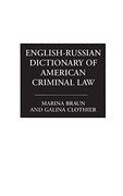 English-Russian Dictionary of American Criminal law (en Inglés)