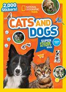 National Geographic Kids Cats and Dogs Super Sticker Activity Book (en Inglés)