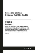 PACE Code B: Police and Criminal Evidence Act 1984 Codes of Practice (en Inglés)