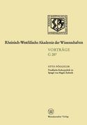 Preußische Kulturpolitik Im Spiegel Von Hegels Ästhetik: 263. Sitzung Am 20. Januar 1982 in Düsseldorf (en Alemán)