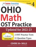 Ohio State Test Prep: 4th Grade Math Practice Workbook and Full-length Online Assessments: OST Study Guide (en Inglés)