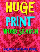 Huge Print Word Search: 133 Jumbo Print Themed Word Search Puzzles (en Inglés)